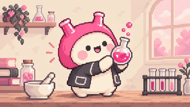 JEVLAB decorative pixel illustration; not source media