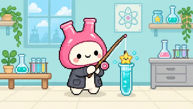 JEVLAB decorative pixel illustration; not source media