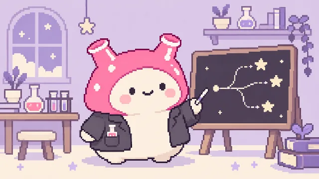 JEVLAB decorative pixel illustration; not source media