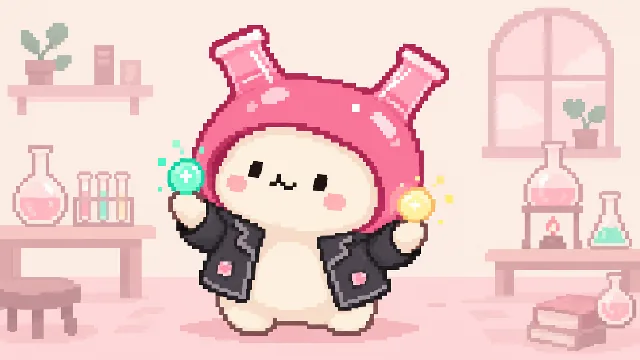 JEVLAB decorative pixel illustration; not source media